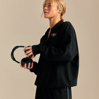 Comfort Lightweight Henley Sweat | Black (6/6)