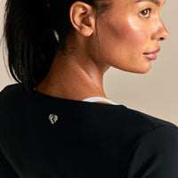 FormFlex Long Sleeve Wrap Top | Black (6/6)
