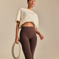 Comfort Oversized Wellness Short Sleeve T-Shirt | Coconut White (6/6)
