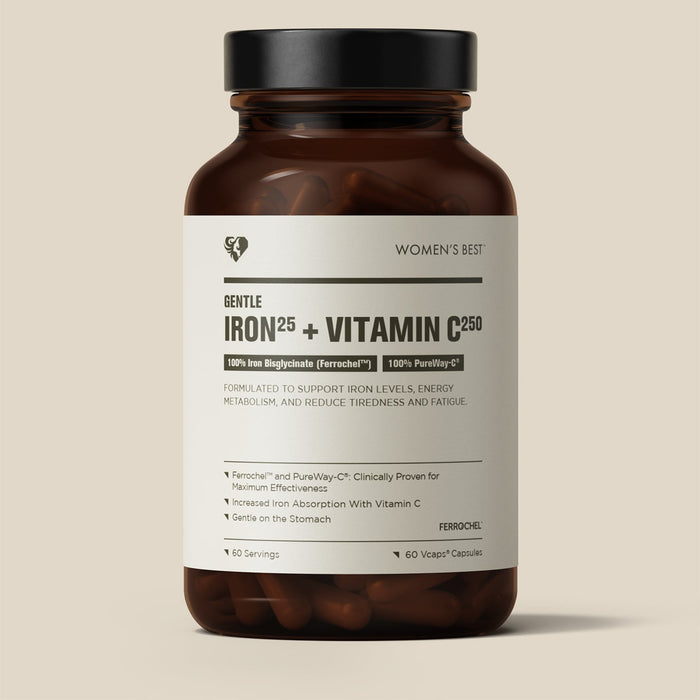 Gentle Iron + Vitamin C Capsules (25mg)