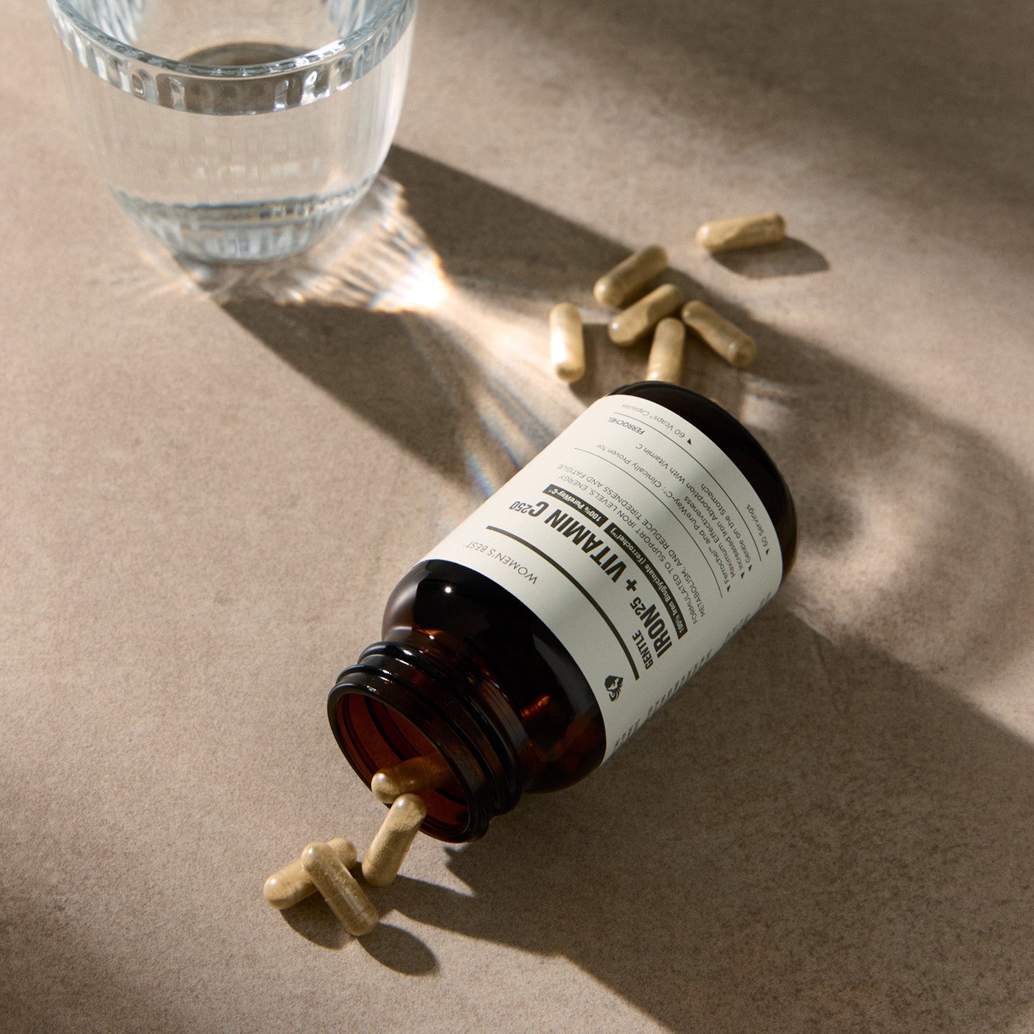 Gentle Iron + Vitamin C Capsules (25mg)