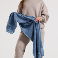 Large Sweat Towel | Smoke Blue