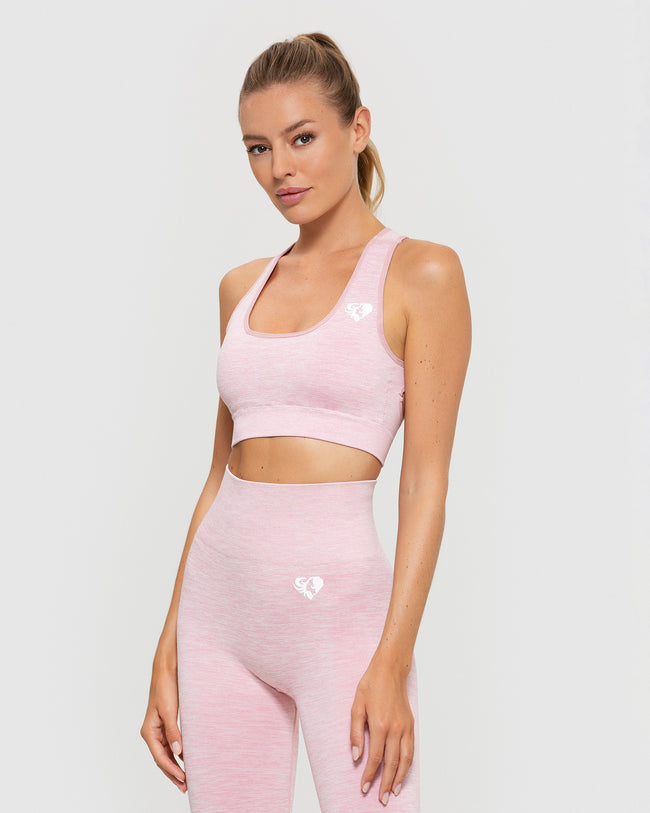 Pink sports bra and leggings hotsell