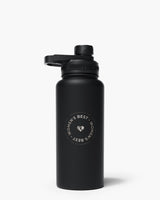 Stainless Steel Sports Bottle | Black