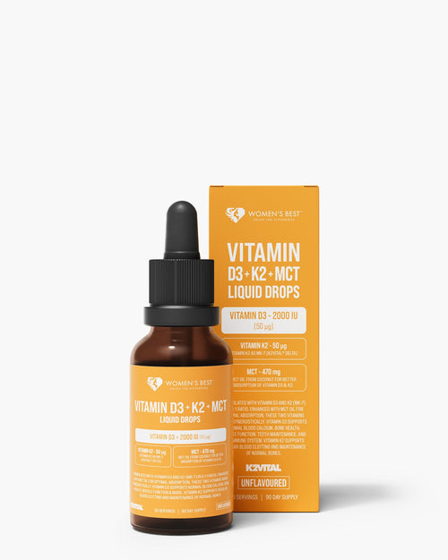 Vitamin D3 + K2 + MCT 2,000IU Liquid Drops