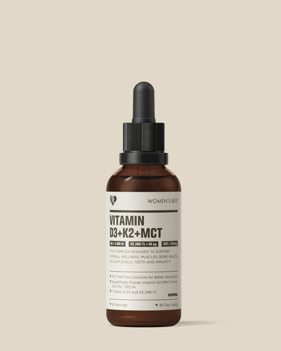 Vitamin D3 + K2 + MCT Liquid Drops (2,000IU)