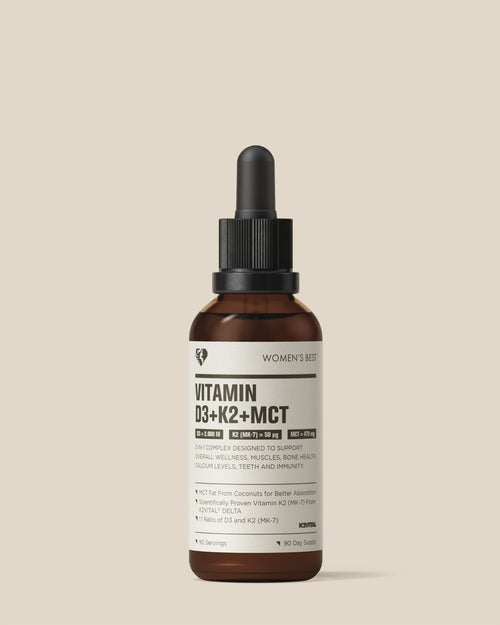 Vitamin D3 + K2 + MCT Liquid Drops (2,000IU)