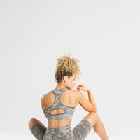 Camo Seamless Cycling Shorts | Green