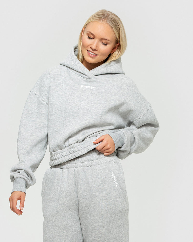 Champion hoodie top womens silver