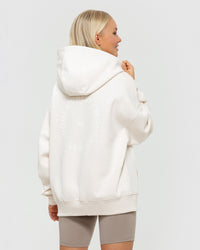 Comfort Oversized Graphic Hoodie | Off White