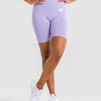 Power Seamless Cycling Shorts | Lilac