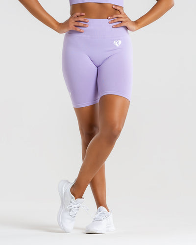Power Seamless Cycling Shorts Lilac