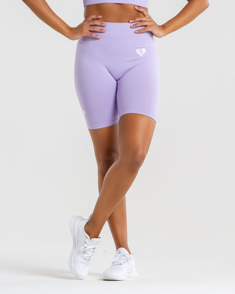 Power Seamless Cycling Shorts Lilac
