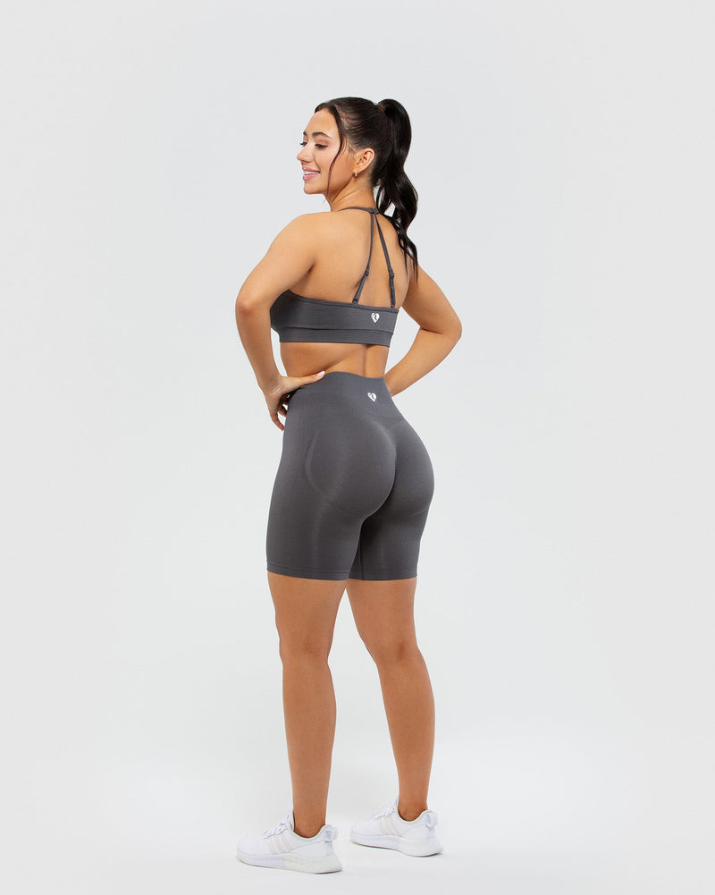 Define Seamless Halter Neck Bra Graphite Women's Best UK