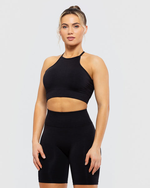 Define Seamless High Neck Bra Black Women s Best