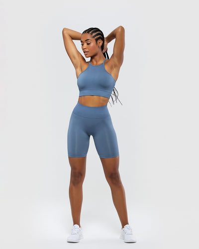 High neck shop exercise top