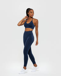 Define Seamless Racer Back Bra | Sapphire Blue