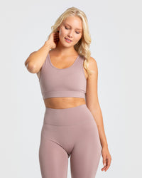 Essential Sports Bra | Taupe