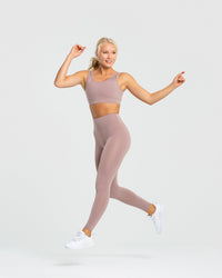 Essential Sports Bra | Taupe