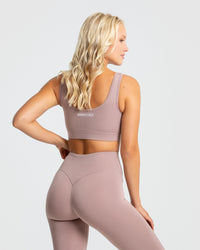 Essential Sports Bra | Taupe