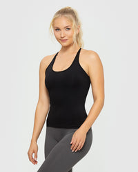 Essential Built-in Bra Tank | Black