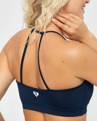 Essential Scoop-Neck Bralette | Sapphire Blue