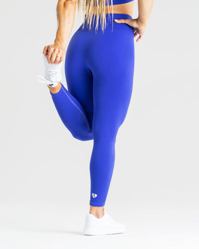 Basic Full Length Leggings - Royal Blue - Liberté Activewear