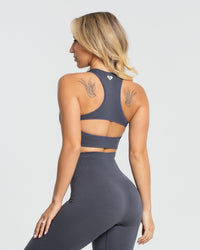 Move Seamless Sports Bra | Stone Grey Solid