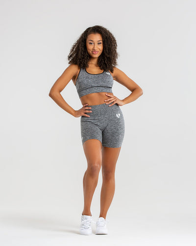 Move Seamless Shorts | Grey Marl