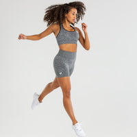 Move Seamless Shorts | Grey Marl