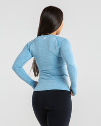 Move Seamless Long Sleeve Top | Blue Marl