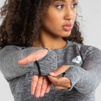 Move Seamless Long Sleeve Top | Grey Marl