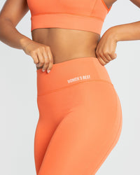 Hold High Waisted Leggings | Burnt Orange