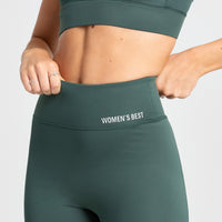 Hold High Waisted Leggings | Jungle Green