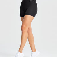 Hold High Waisted Shorts | Black