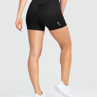 Hold High Waisted Shorts | Black