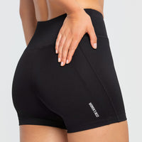 Hold High Waisted Shorts | Black