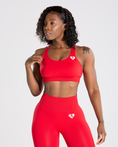 Missguided Sports Bra, Red