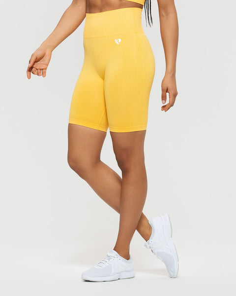 Orange cycling shorts women's shop