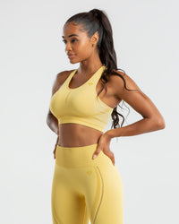 Renew Seamless Sports Bra | Dried Yellow