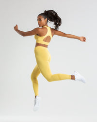 Renew Seamless Sports Bra | Dried Yellow