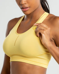 Renew Seamless Sports Bra | Dried Yellow