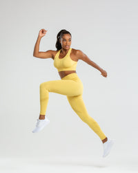 Gym Leggings for Women ZIP IT! Black-Fluo Yellow E-store  -  Polish manufacturer of sportswear for fitness, Crossfit, gym, running.  Quick delivery and easy return and exchange
