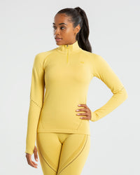 Renew Seamless Long Sleeve Top | Dried Yellow