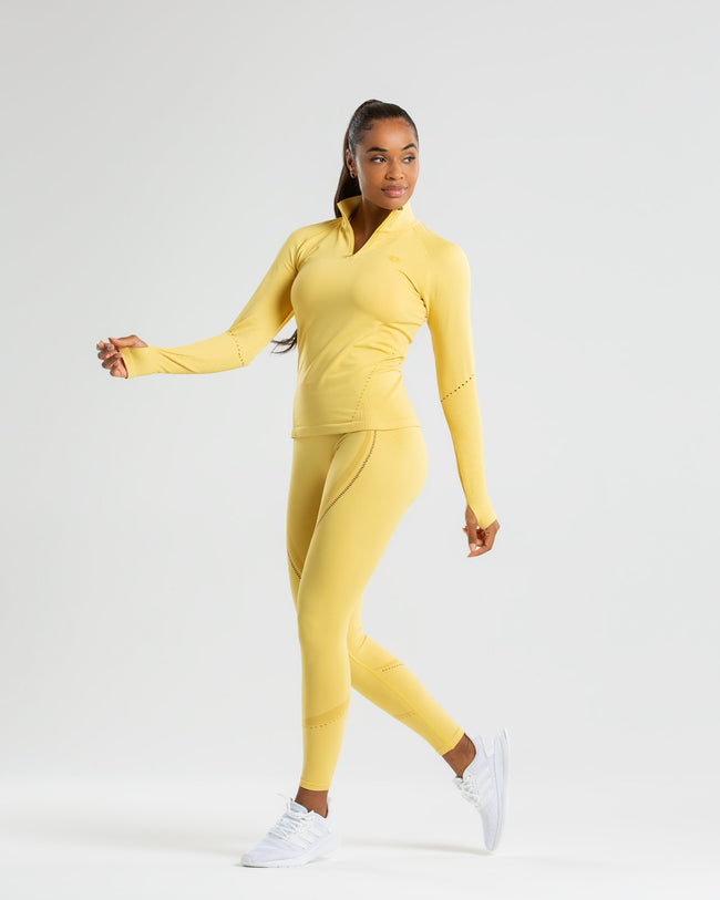 Renew Seamless Long Sleeve Top Dried Yellow Women s Best