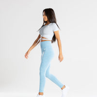 True Tie Crop Top | Grey