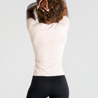 Power Seamless T-Shirt | Nude