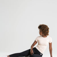 Power Seamless T-Shirt | Nude